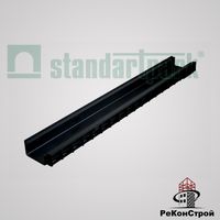 Лоток водоотводный PolyMax Basic пластиковый DN 100, H55 в Орле